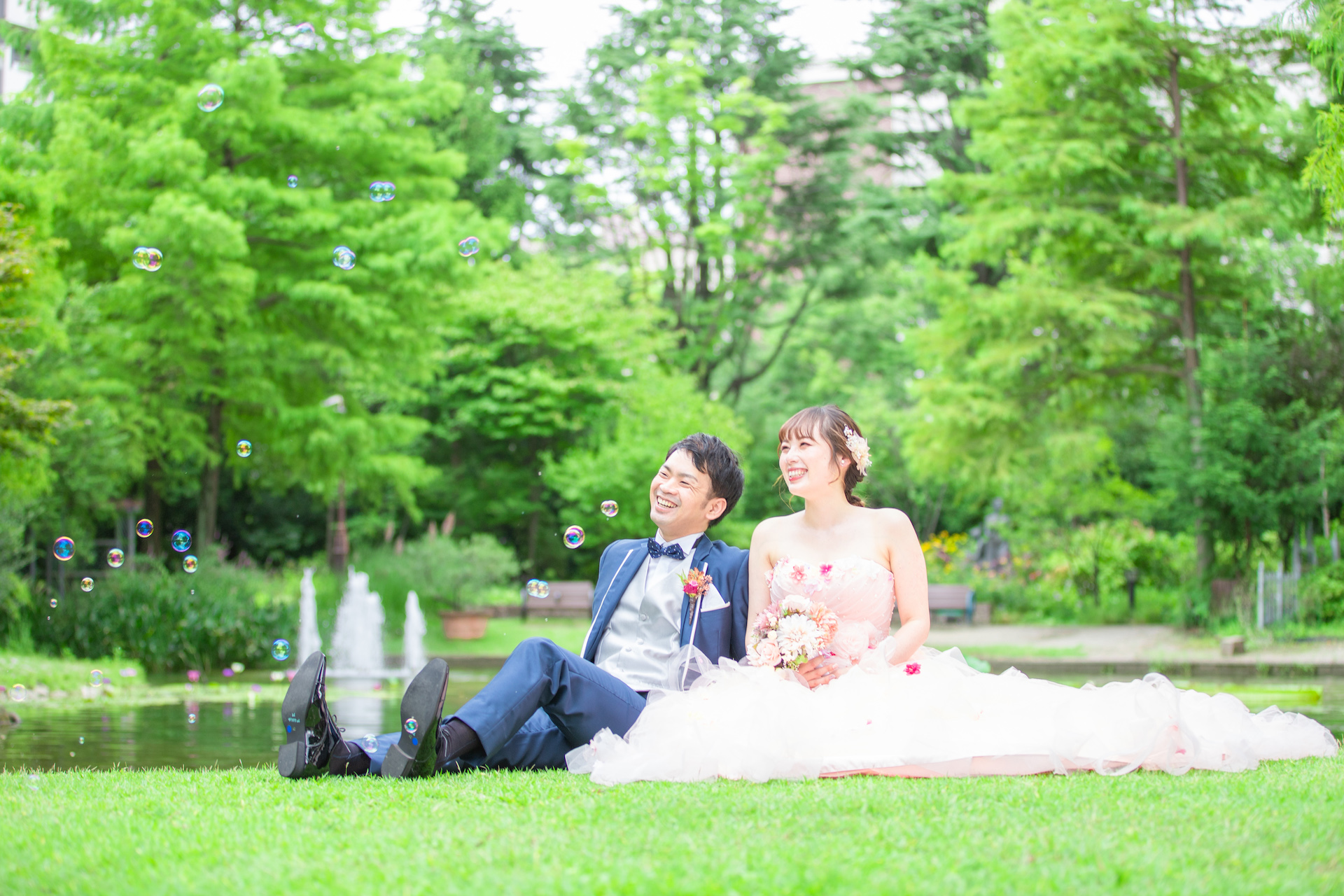 【夏の前撮りはフラリエで決まり！】名古屋でロケーション撮影を快適に楽しむコツ🌿👗
