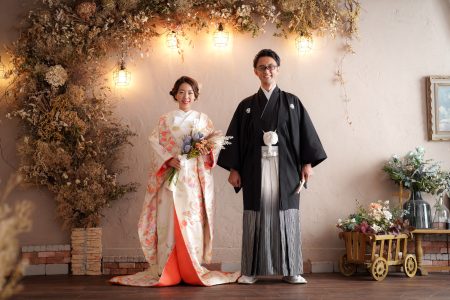 １着★和装スタジオ特典付きプラン★必要なもの全て含まれた内容で追加料金なし　和装全150着も完全無料で安心　全データ&アルバム付