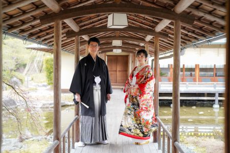 2着【白鳥庭園】和装ロケと【スタジオ】ドレスプラン