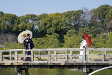 【白鳥庭園×和装２着撮影プラン】総額２０万円以下で叶う